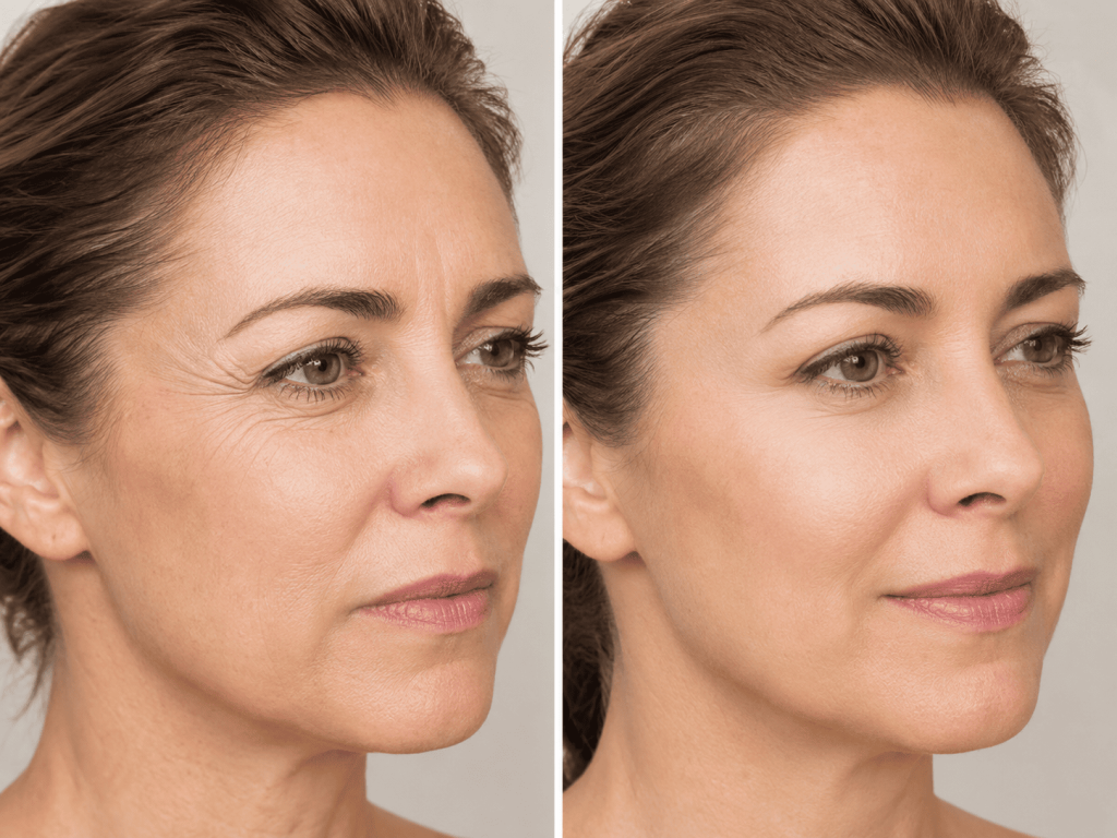 Botox Zampe di Gallina Prima e Dopo
